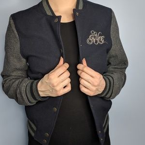 H & M Letterman jacket size 2